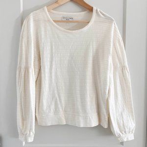 Texture and Thread Madewell Long Sleeve Cotton Top